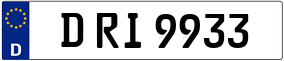Truck License Plate